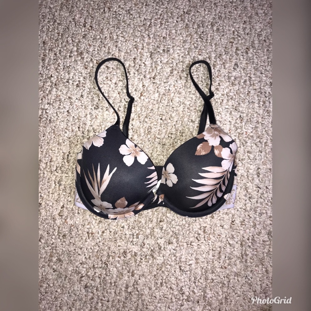 Flowery PINK T-shirt bra